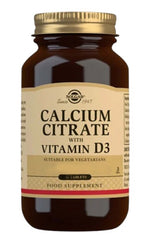 Solgar kalcio citratas su vitaminu D3 60 tablečių