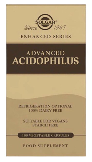 Solgar Advanced Acidophilus 100 kapsulių