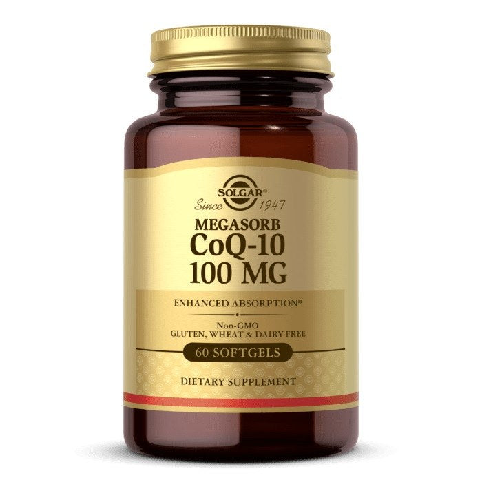 Solgar Megasorb CoQ-10 100 mg - Kofermentas Q10 - Kaneka 100 mg 60 kapsulių