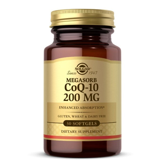 Solgar Megasorb CoQ-10 200 mg - Kofermentas Q10 - Kaneka 200 mg 30 kapsulių