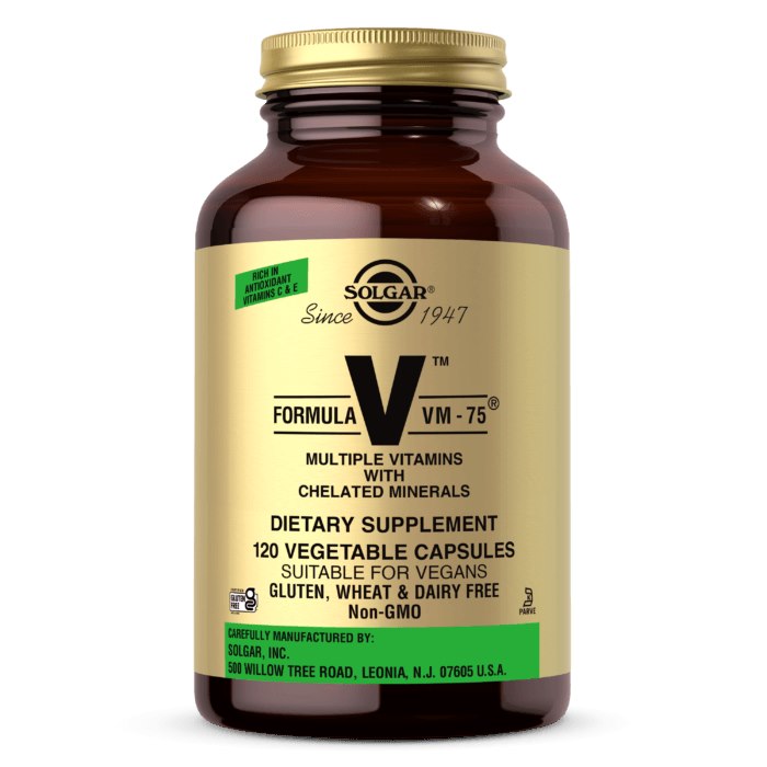 Solgar Formula VM-75 120 kapsulių