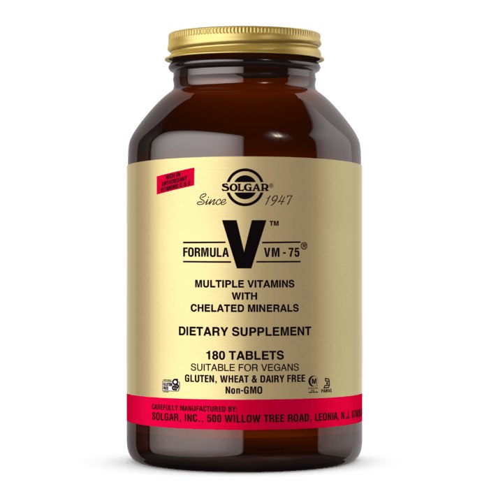 Solgar Formula VM-75 180 tablečių