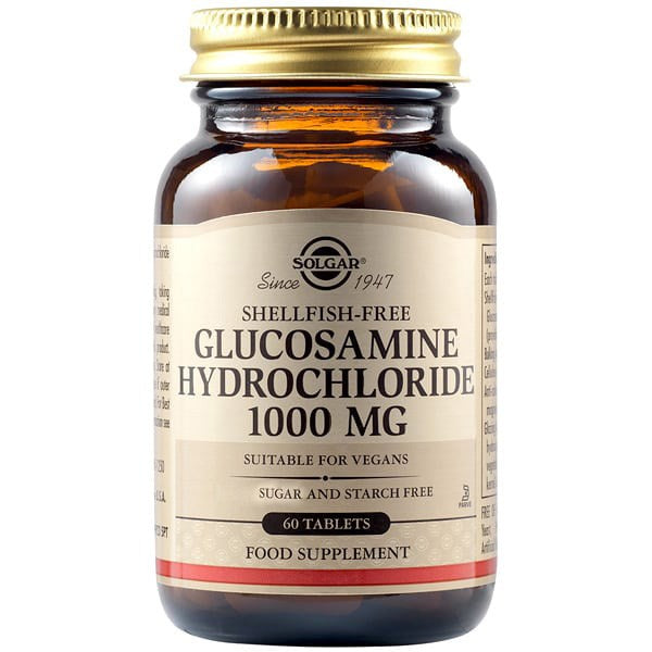 Solgar gliukozamino hidrochloridas 1000 mg - gliukozamino hidrochloridas 60 tablečių