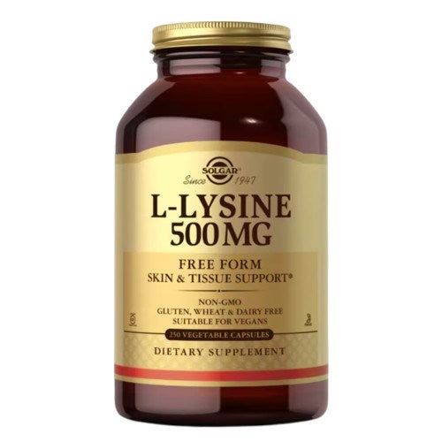 Solgar L-lizinas 500 mg 250 kapsulių