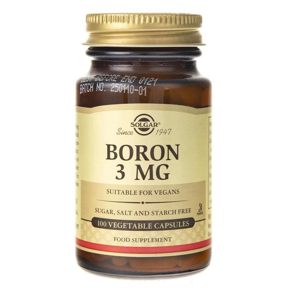 Solgar Boras - Boras 3 mg 100 kapsulių