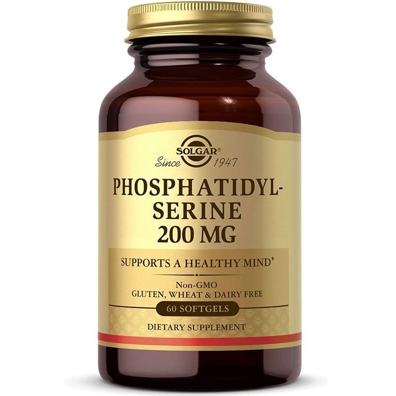 Solgar fosfatidilserinas - fosfatidilserinas 200 mg 60 kapsulių