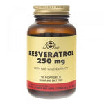 Solgar resveratrolis 250 mg su raudonojo vyno ekstraktu 30 kapsulių