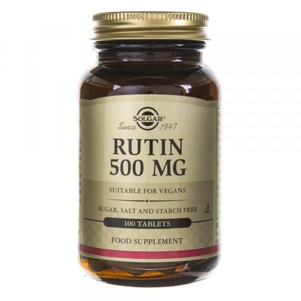 Solgar Rutin - Rutin 500 mg 100 tablečių