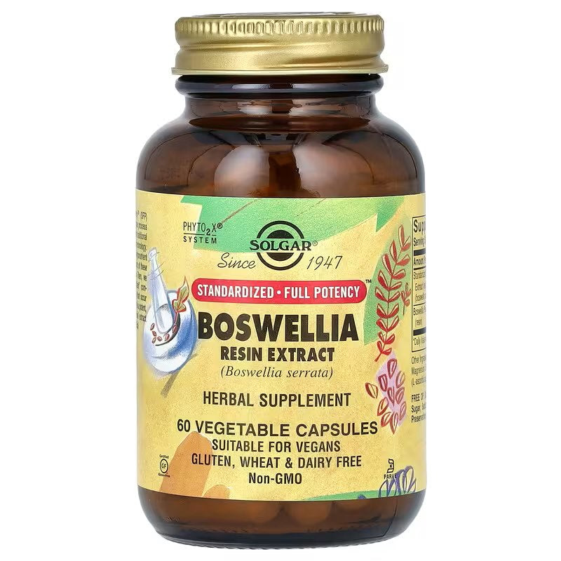 Solgar Boswellia dervos ekstraktas - Boswellia dervos ekstraktas 60 kapsulių