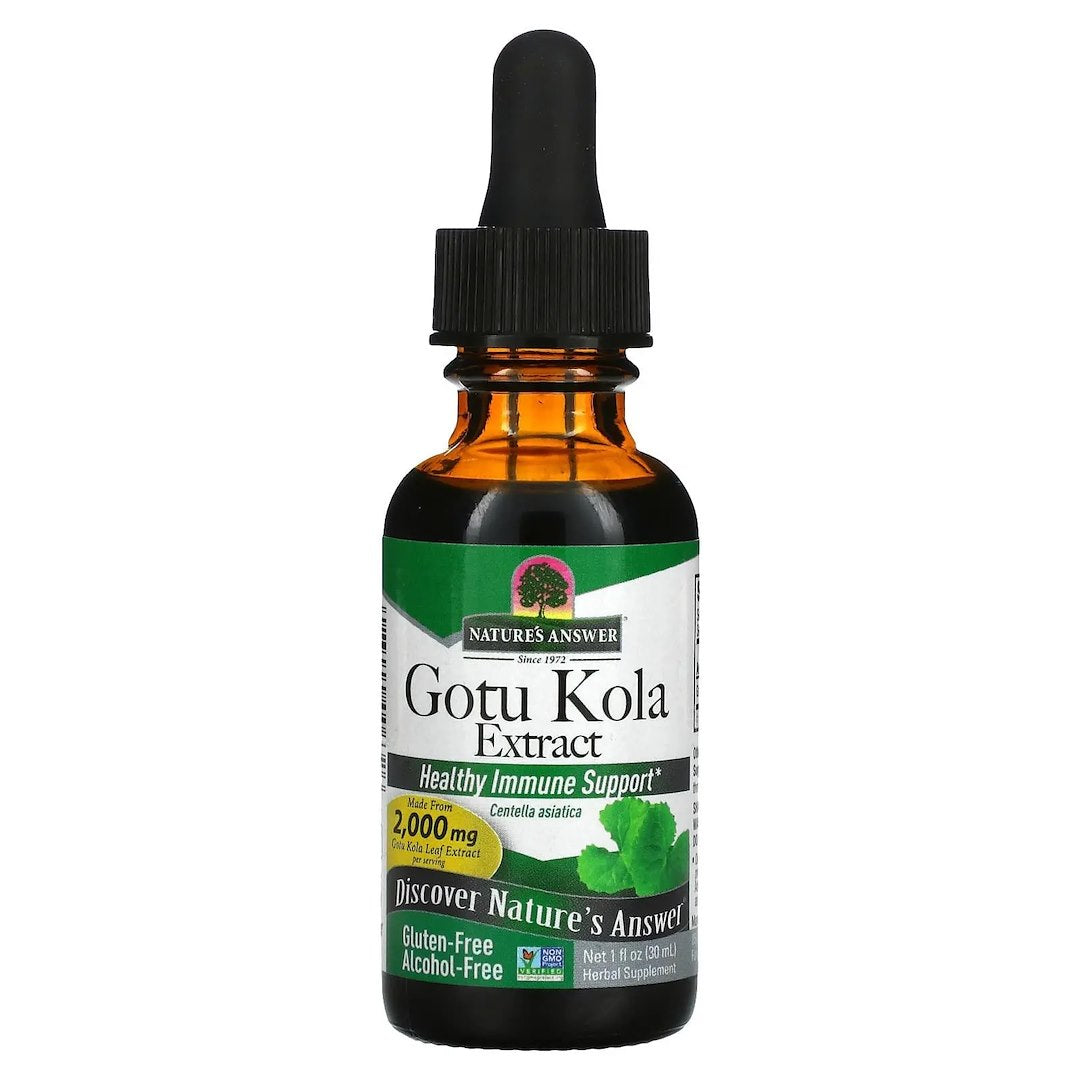 Nature's Answer Gotu kolos ekstraktas – gotu kolos ekstraktas 30 ml