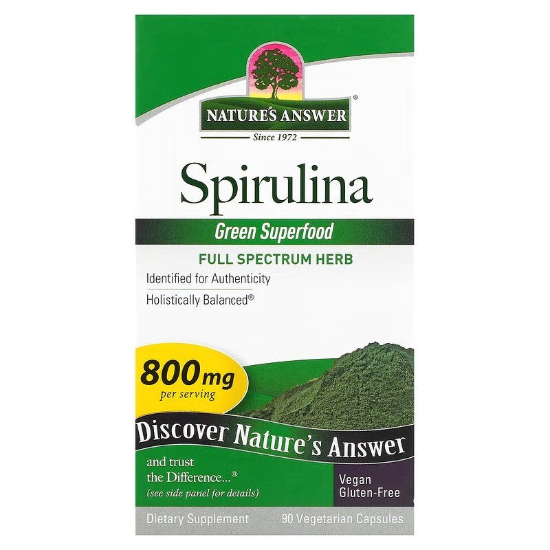 Nature's Answer Spirulina 90 kapsulių