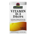 Nature's Answer Vitaminas D-3 lašai 4000 TV - vitaminas D3 15 ml