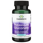 Swanson kalio gliukonatas 99 mg 100 kapsulių
