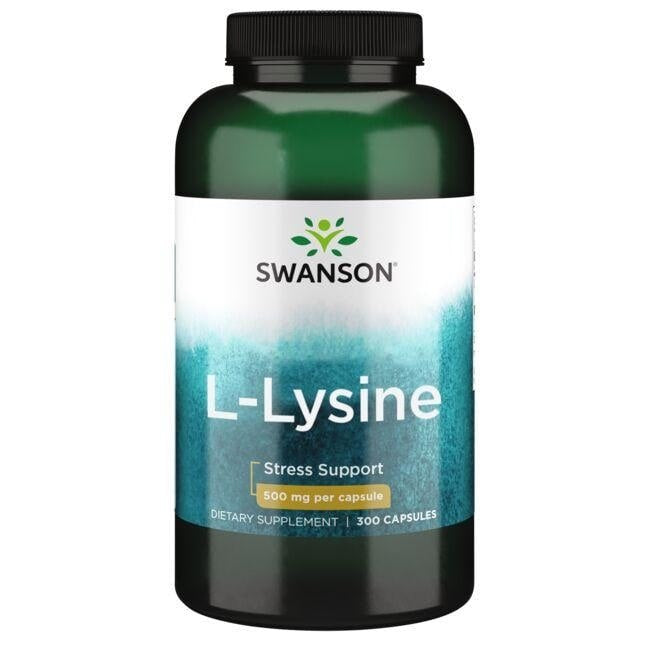 Swanson Lizinas 500 mg 300 kapsulių