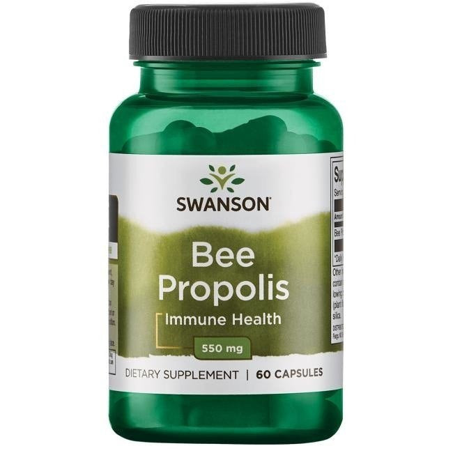 Swanson bičių propolis 550 mg 60 kapsulių