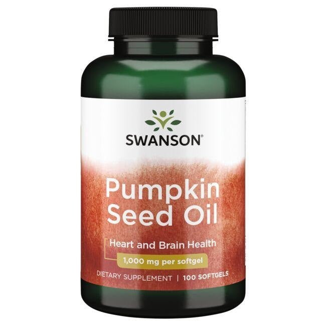 Swanson moliūgų sėklų aliejus 1000 mg 100 kapsulių