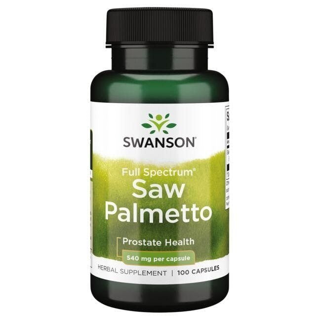 Swanson pilno spektro sabalpalmės 540 mg 100 kapsulių