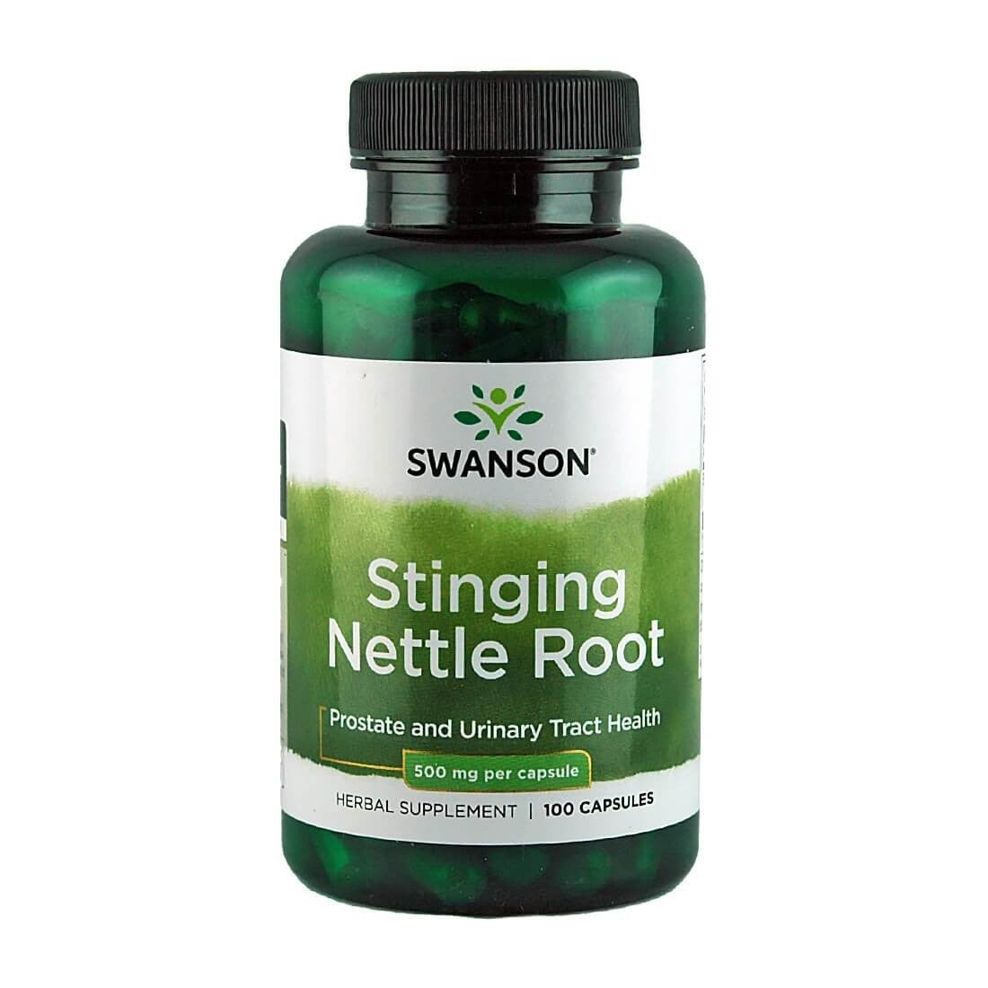 Swanson Dilgėlių šaknų milteliai 500 mg 100 kapsulių
