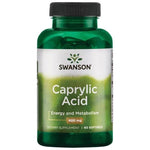 Swanson kaprilo rūgštis 600 mg 60 kapsulių