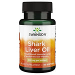 Swanson ryklių kepenų aliejus 550 mg 60 kapsulių