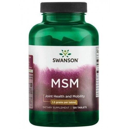Swanson sieros MSM - metilsulfonilmetanas TruFlex 1500 mg 120 tablečių