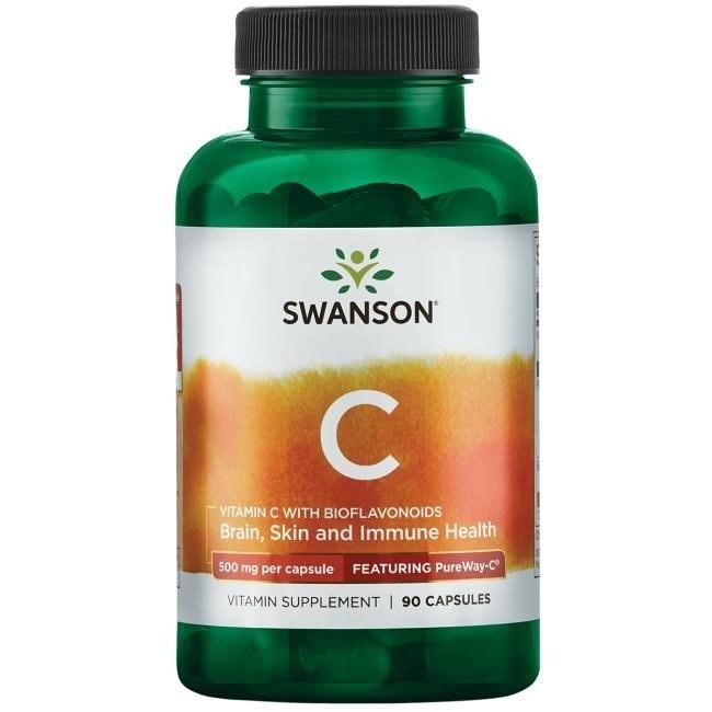 Swanson PureWay-C 500 mg 90 kapsulių