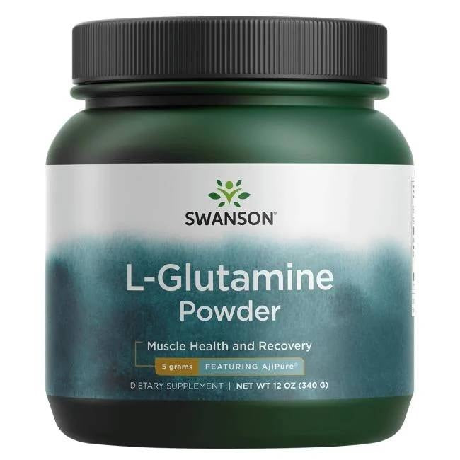 Swanson AjiPure L-glutaminas 340 g