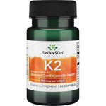 Swanson vitaminas K2 natūralus 100 mcg 30 kapsulių