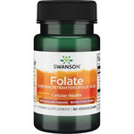 Swanson folio rūgštis 400 mcg 30 kapsulių
