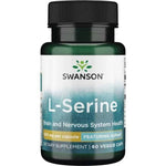 Swanson AjiPure L-serinas 500 mg 60 kapsulių