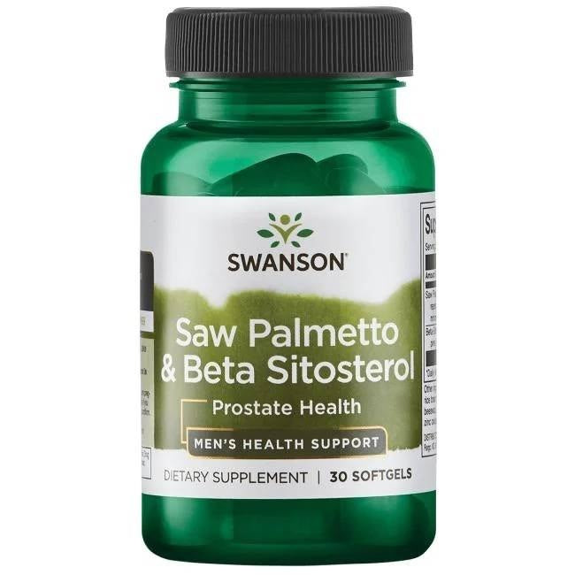 Swanson Sabalpalmės ir beta-sitosterolio 30 kapsulių