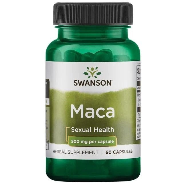 Swanson Maca 500 mg 60 kapsulių