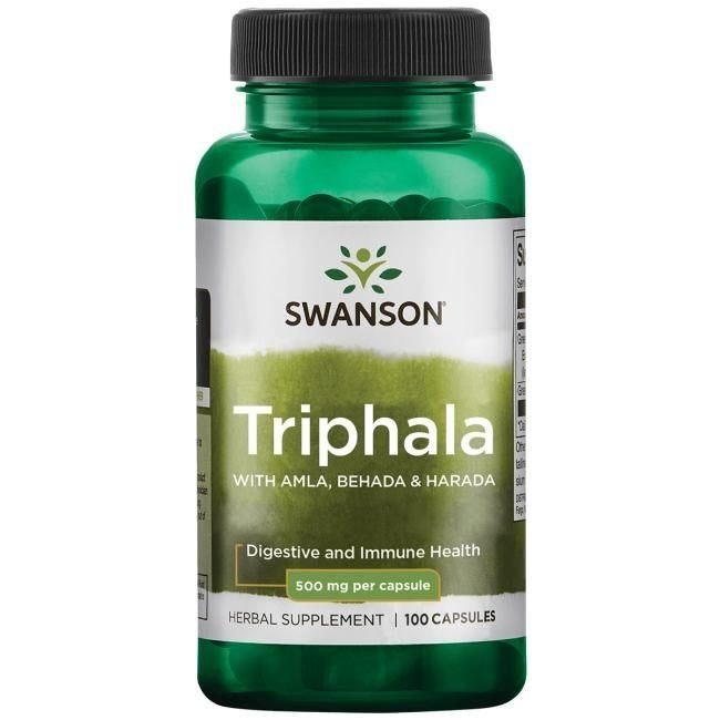 Swanson Triphala 500 mg 100 kapsulių