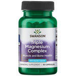 Swanson trigubo magnio kompleksas 400 mg 30 kapsulių