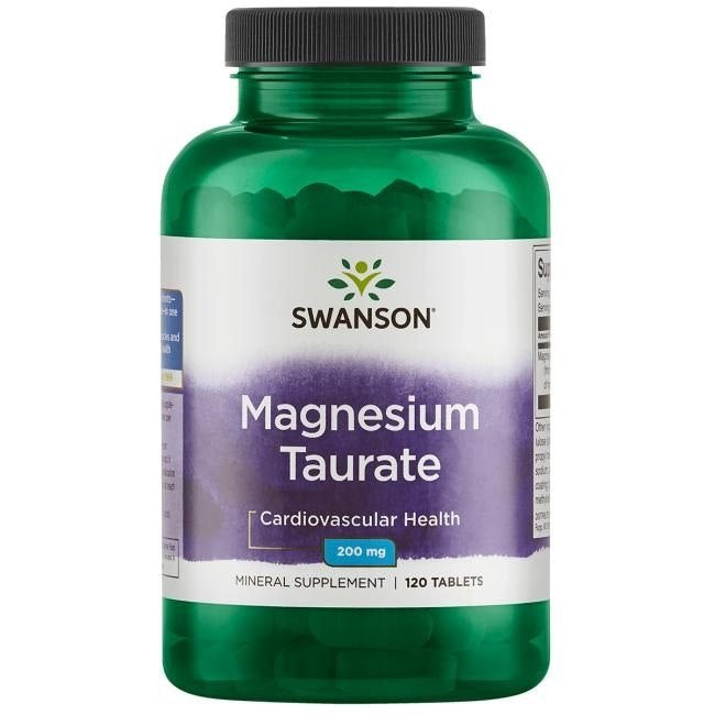 Swanson magnio tauratas 100 mg 120 tablečių