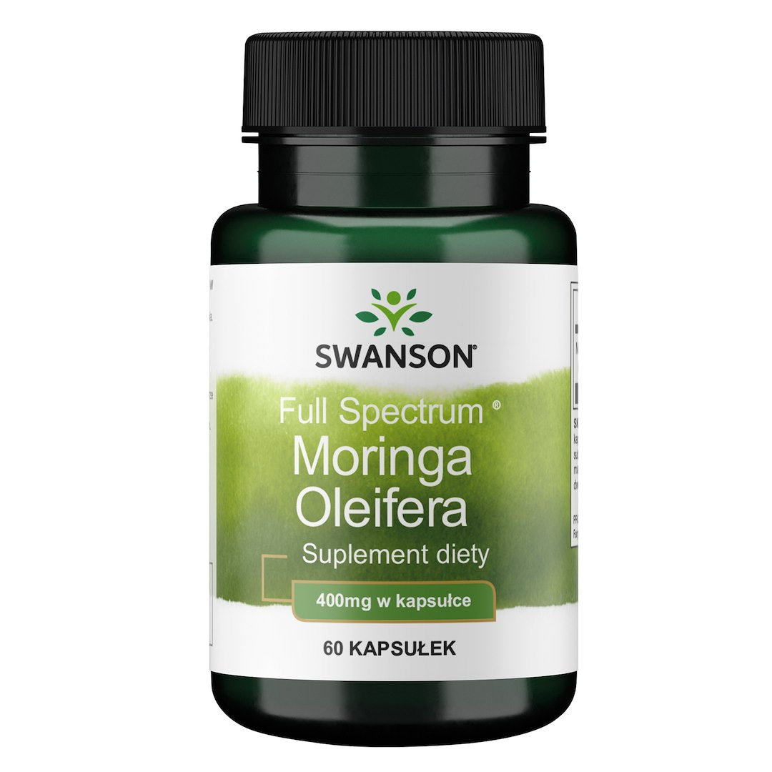 Swanson pilno spektro moringos Moringa Oleifera 400 mg 60 kapsulių