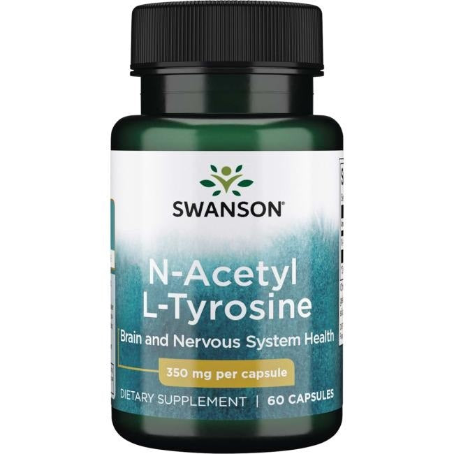 Swanson N-acetil-L-tirozinas 350 mg 60 kapsulių