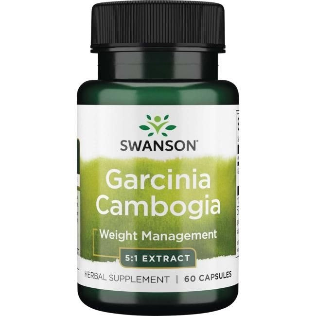 Swanson Garcinia Cambogia – ekstraktas 5:1 80 mg 60 kapsulių