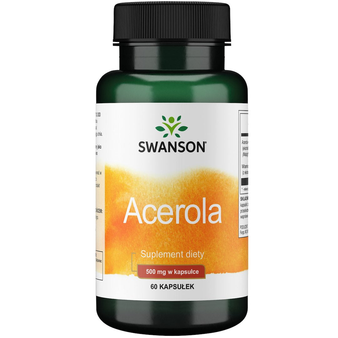 Swanson Acerola 500 mg 60 kapsulių