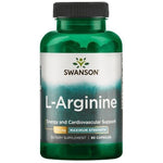 Swanson L-arginino forte 850 mg 90 kapsulių