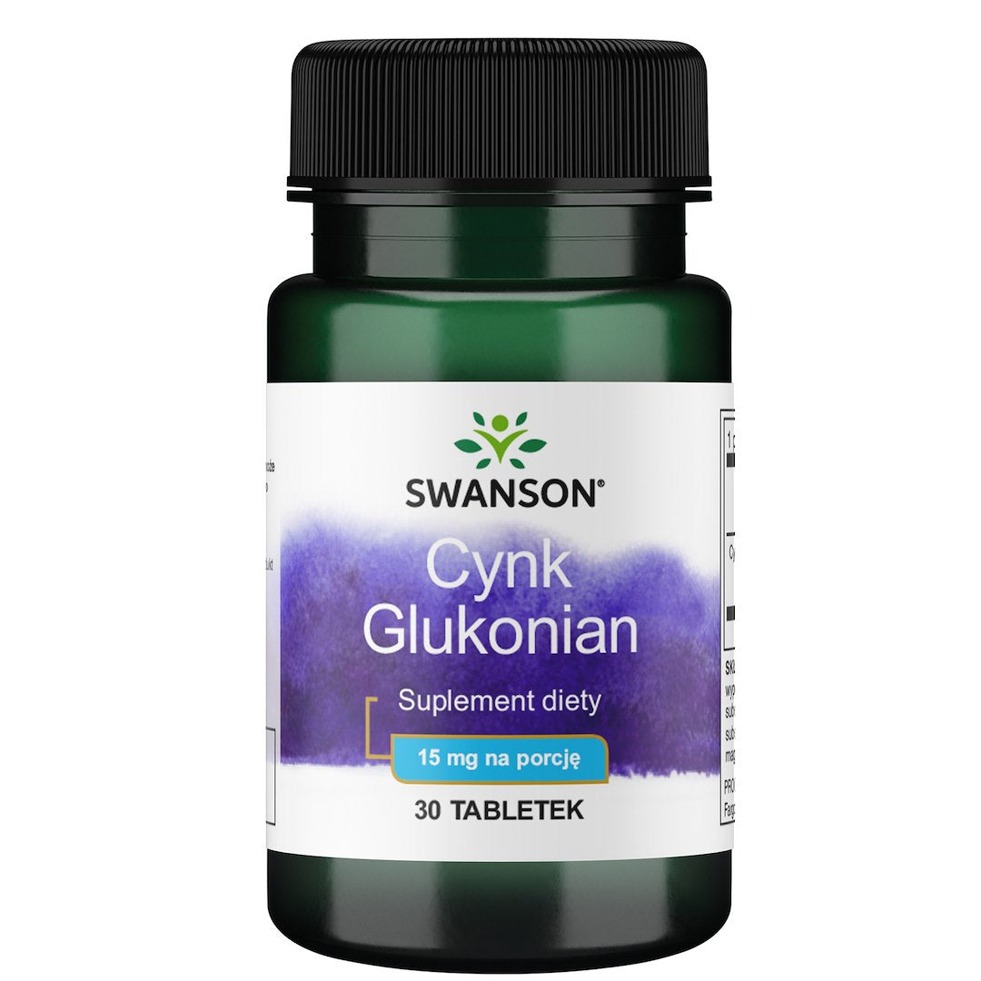 Swanson cinko gliukonato 30 mg 30 tablečių