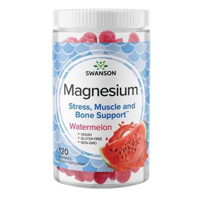 Swanson magnio citratas – arbūzas 120 guminukų