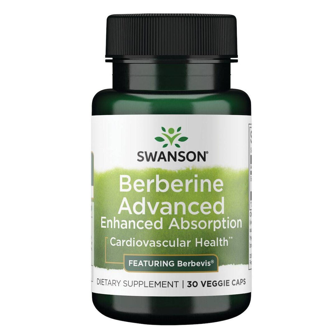 Swanson Berberine Advanced - Berberinas 30 kapsulių