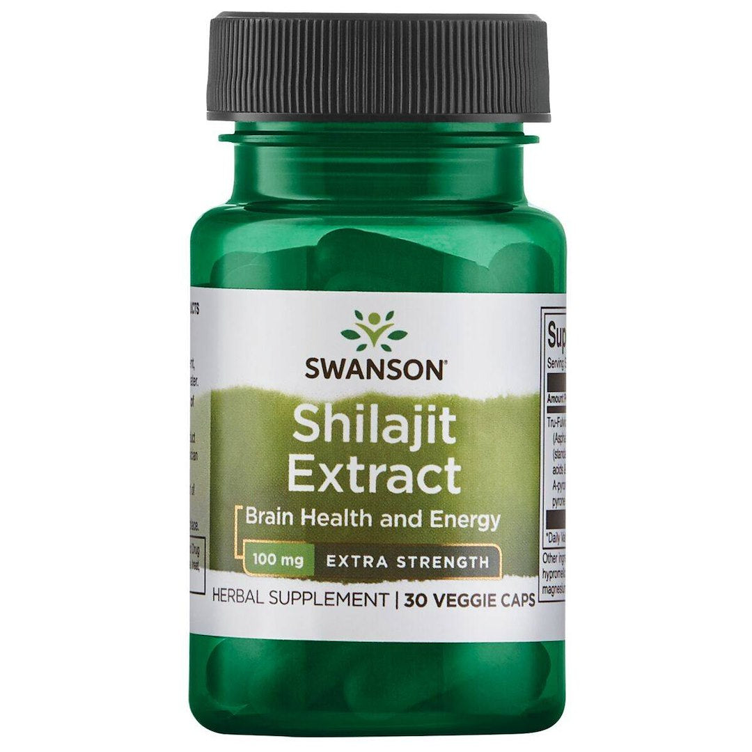 Swanson Šiladžito ekstraktas - ypač stiprus 100 mg 30 kapsulių