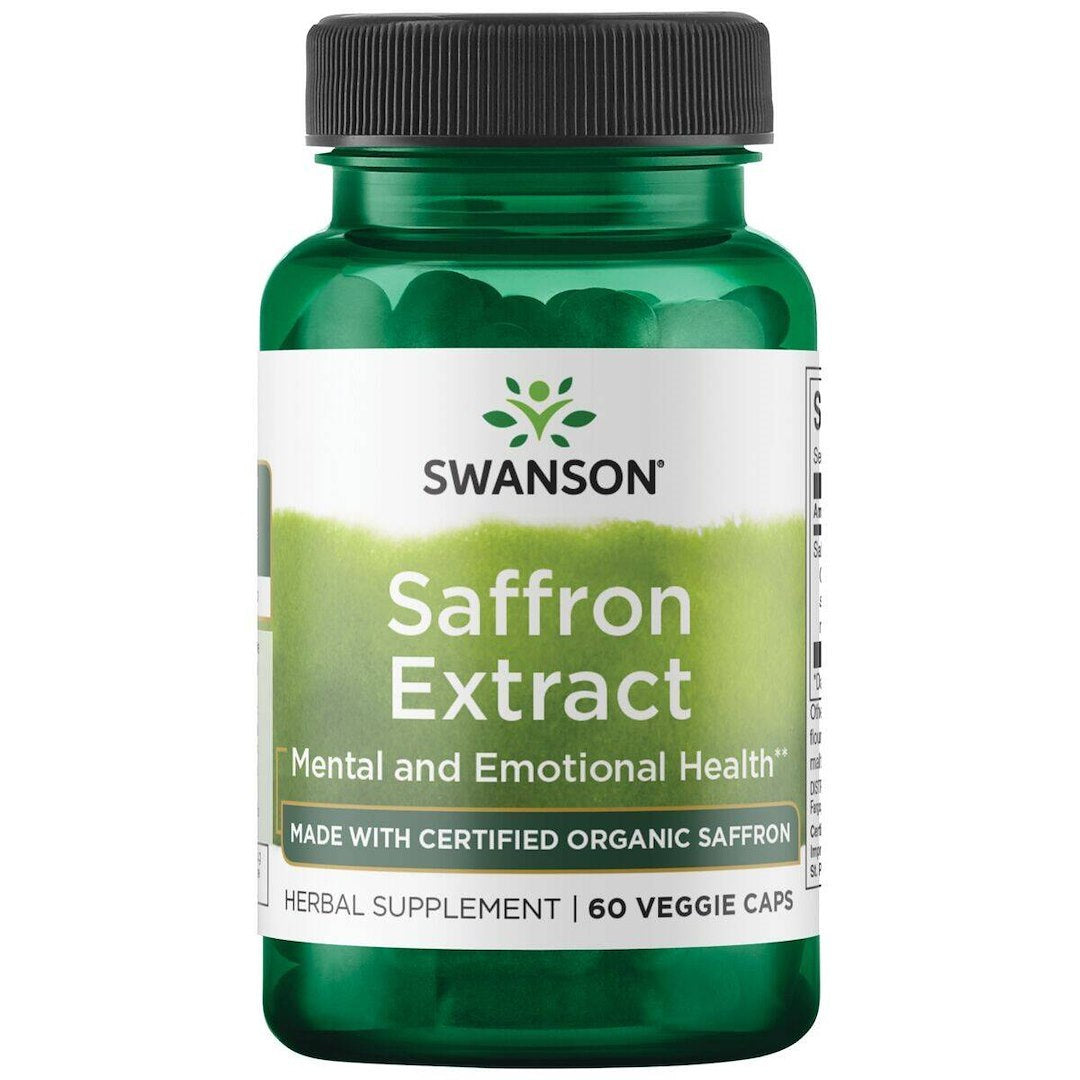 Swanson šafrano ekstraktas - šafranas 30 mg 60 kapsulių