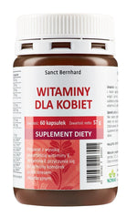 KRAUTERHAUS SANCT BERNHARD Vitaminai moterims 60 kaps.