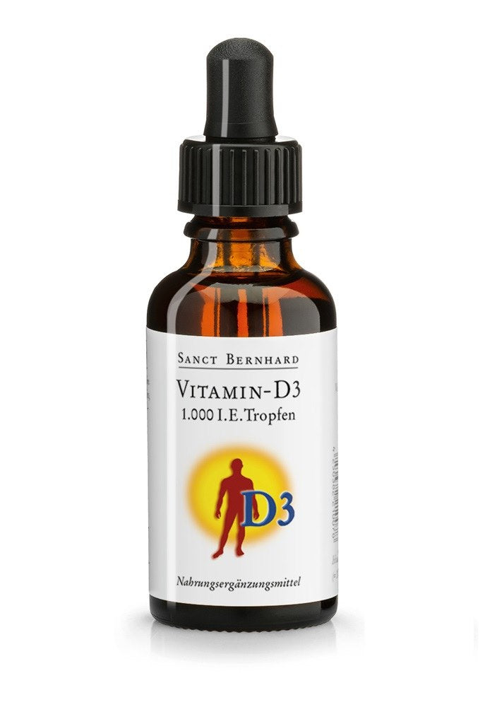 KRAUTERHAUS SANCT BERNHARD Vitaminas D3 1000 TV lašais 30 ml