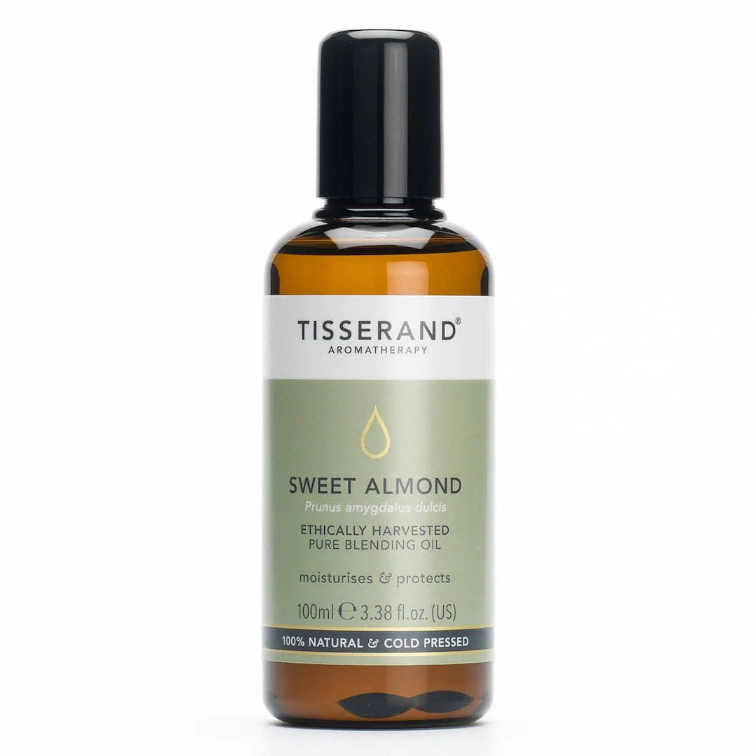 TISSERAND AROMATERAPY Saldžiųjų migdolų aliejus – etiškai surinktas bazinis aliejus / Migdolų masažo aliejus 100 ml