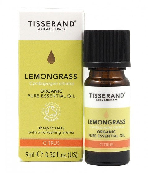 TISSERAND AROMATERAPIJA Organinis citrinžolės aliejus – citrinžolės aliejus 9 ml