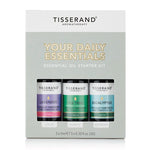TISSERAND AROMATERAPY Jūsų kasdienių būtiniausių reikmenų rinkinys – 100 % eterinių aliejų rinkinys 3 x 9 ml